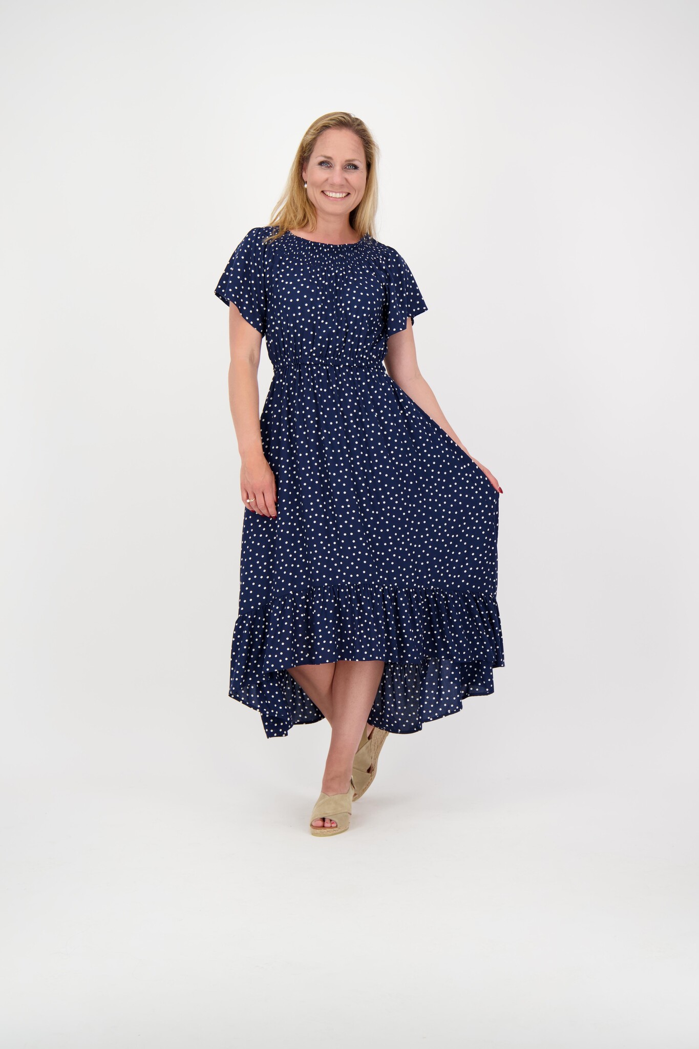 Lollys Laundry - Offshoulder dress - Blue