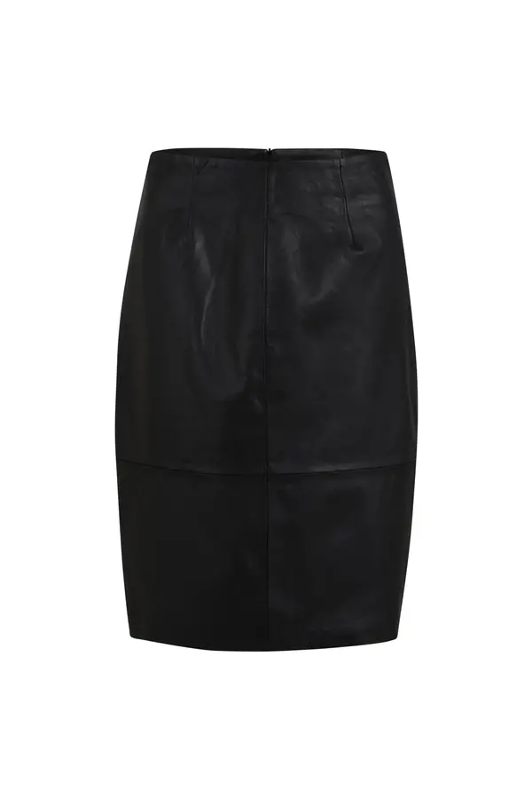 Coster Copenhagen - Maggie Leather Skirt - Black