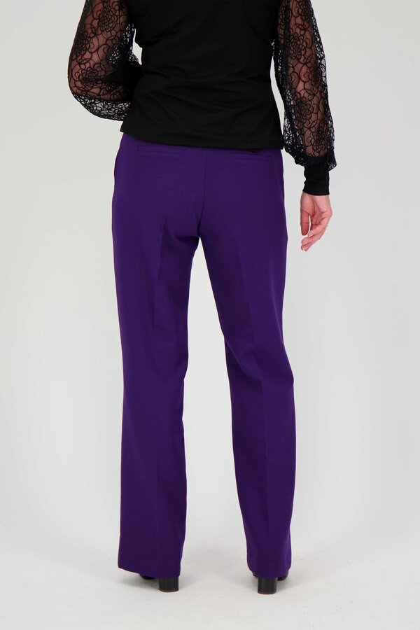 Jansen Amsterdam - Woven Wide Long Pants - Purple