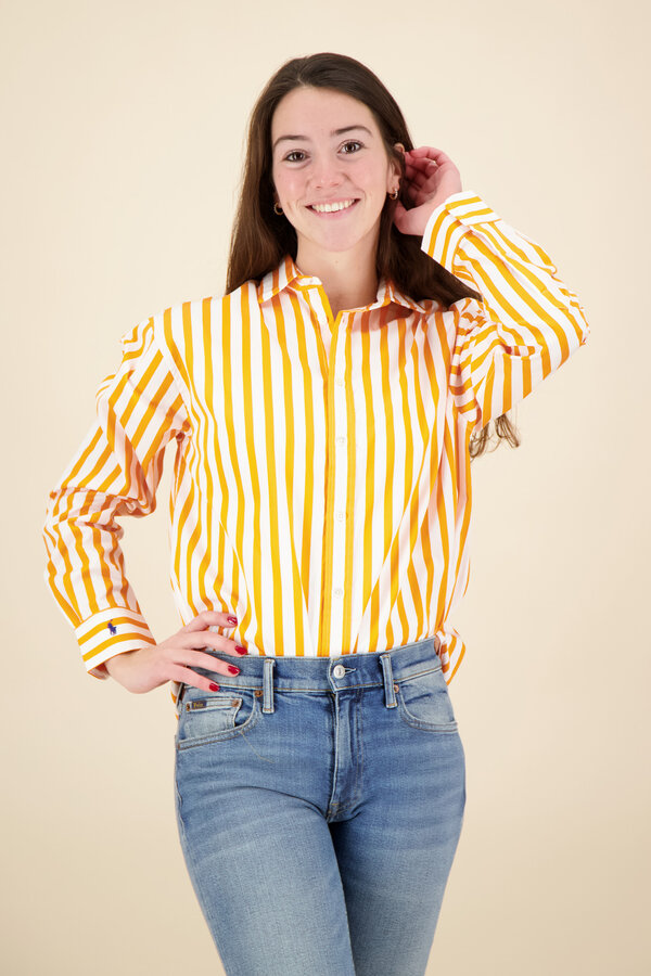 Polo Ralph Lauren - Classic Blouse - Orange Stripe