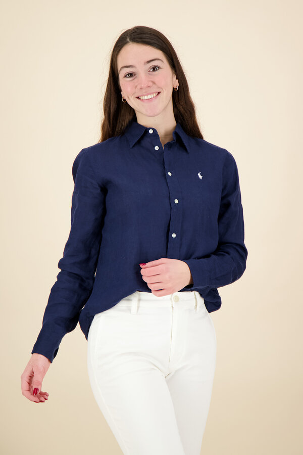 Polo Ralph Lauren - Linen Blouse - Navy