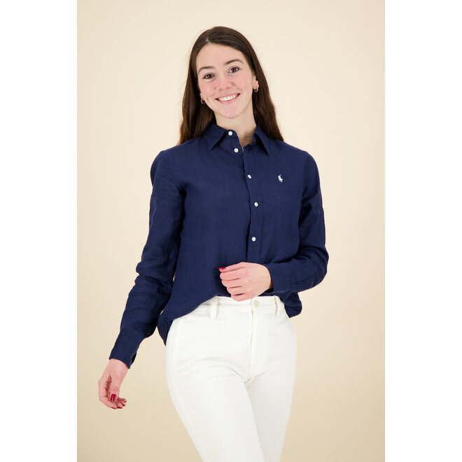 Polo Ralph Lauren - Linen Blouse - Navy