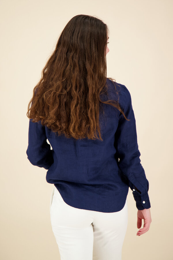 Polo Ralph Lauren - Linen Blouse - Navy