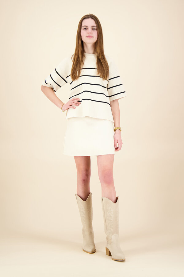 Selected Femme - Liva Knit - Birch Stripes