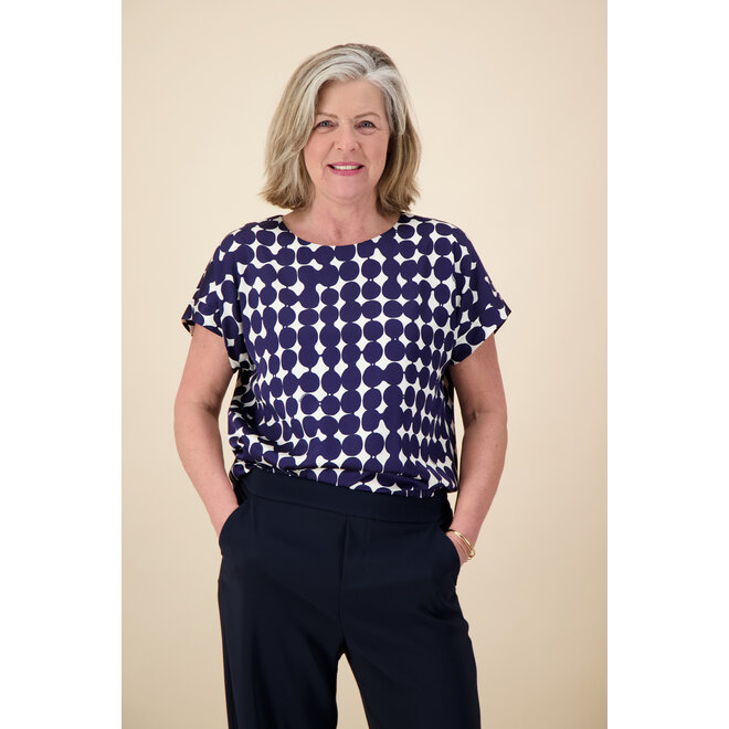 Xandres - Hyra Blouse - Navy