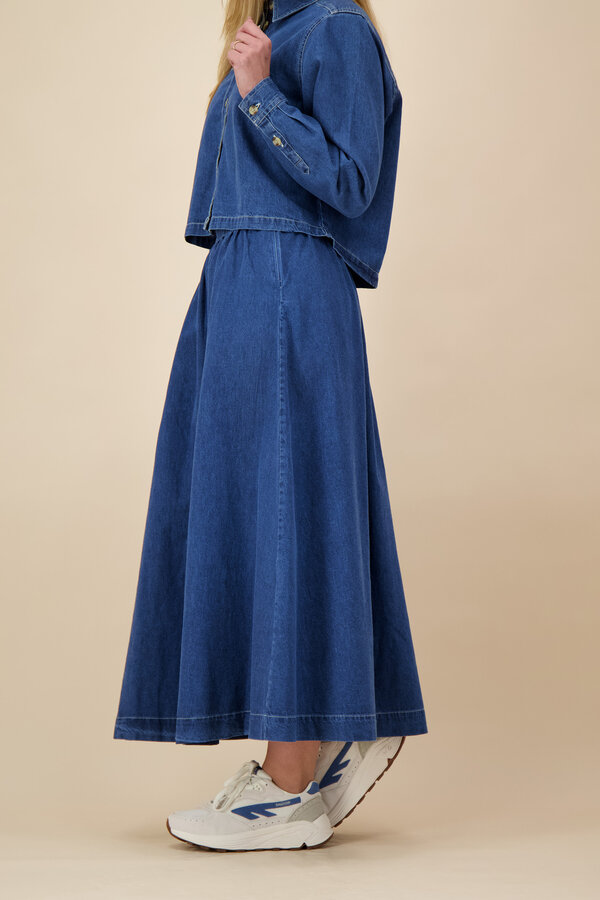 MSCH Copenhagen - Shayla Skirt - Mid Blue