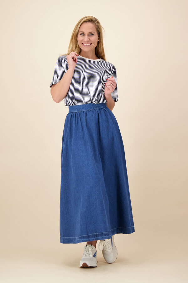 MSCH Copenhagen - Shayla Skirt - Mid Blue