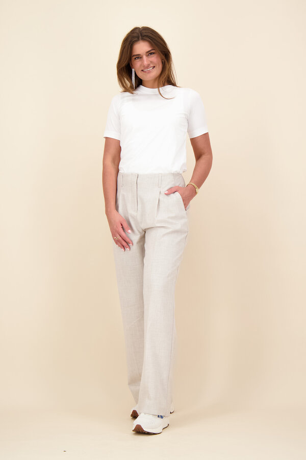 MSCH Copenhagen - Edrea Pants Long - Oatmeal