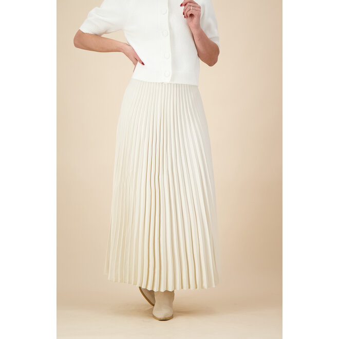 Selected Femme - Plisse Skirt Noos - Birch