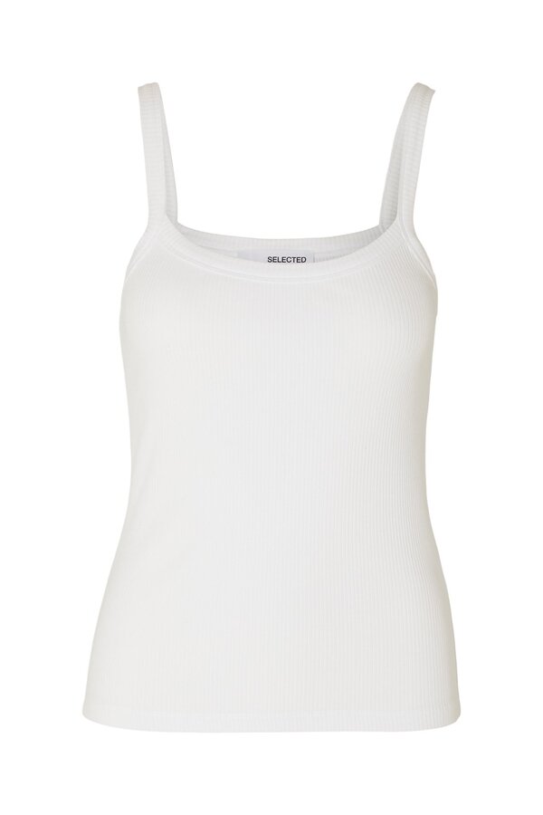 Selected Femme - Anna Strap Tank Top - Bright White