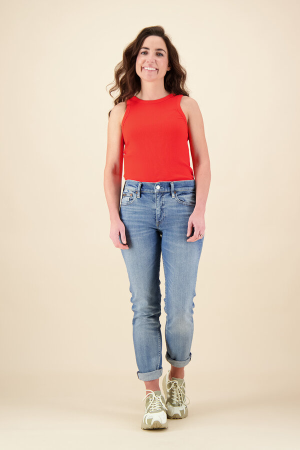 Selected Femme - O-Neck Top - Flame Scariet