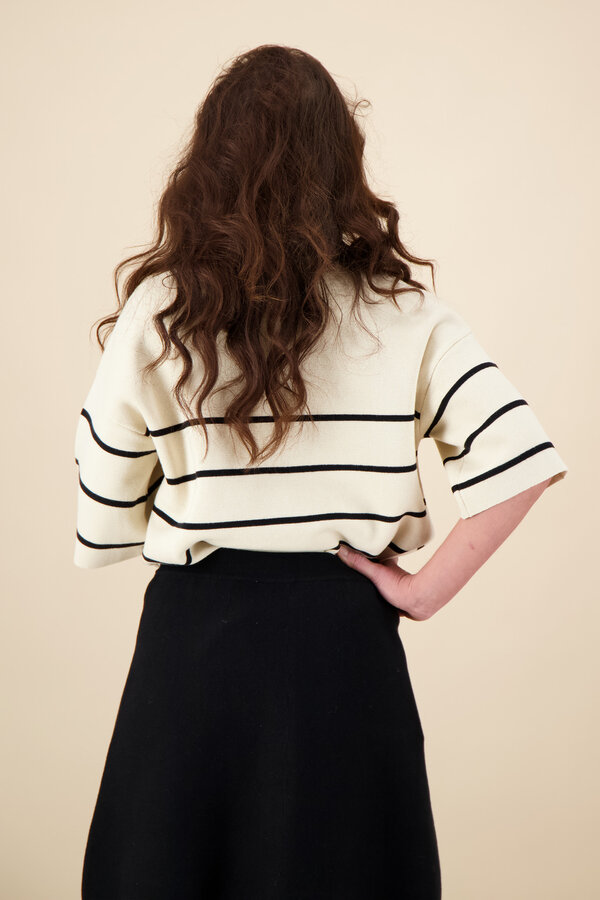 Selected Femme - Liva Knit - Birch Stripes
