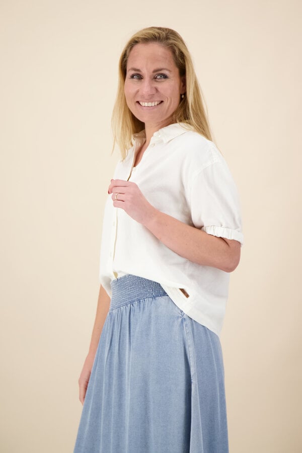 Moscow - Fonz Blouse - White Solid