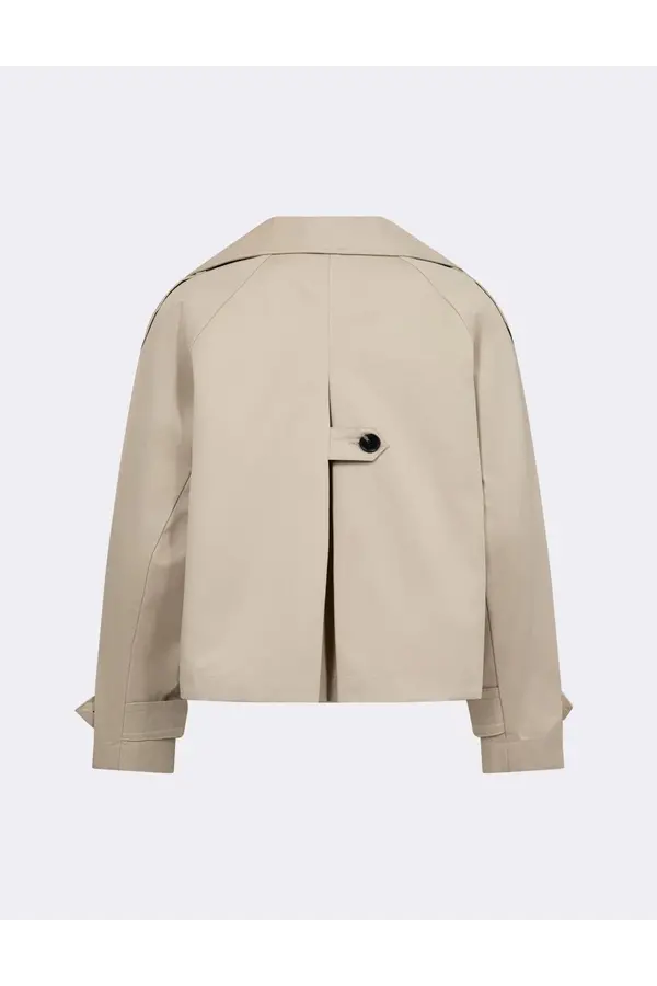 Levete Room - Files Short Trenchcoat - Plaza Taupe