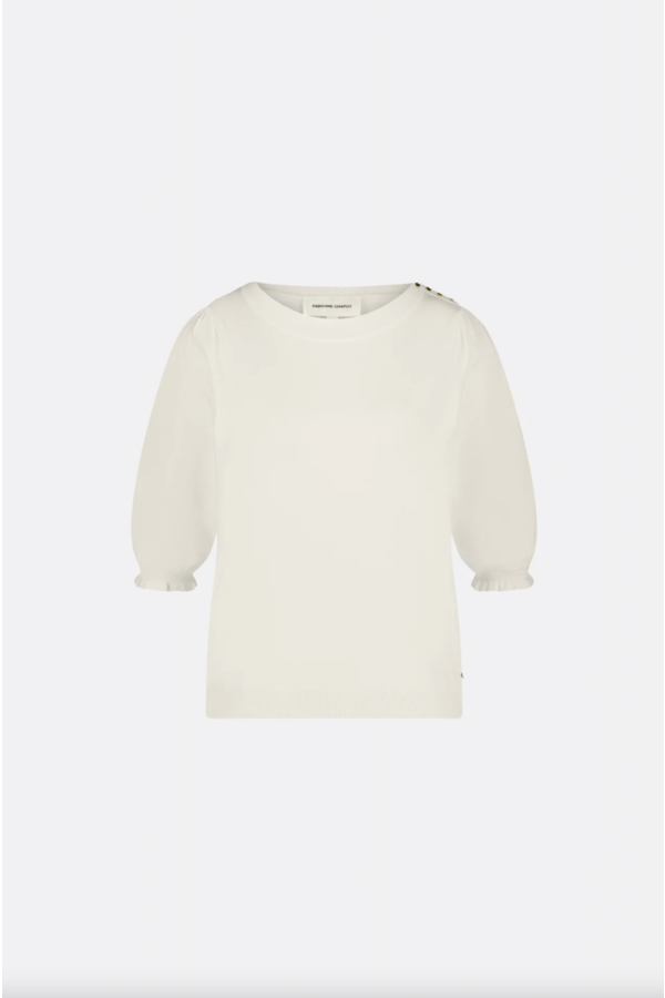 Fabienne Chapot - Milly SS Pullover - Cream White