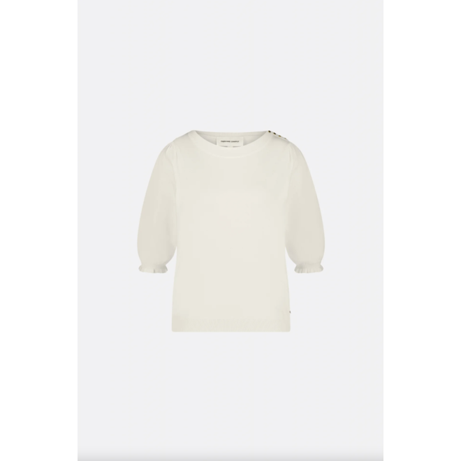 Fabienne Chapot - Milly SS Pullover - Cream White