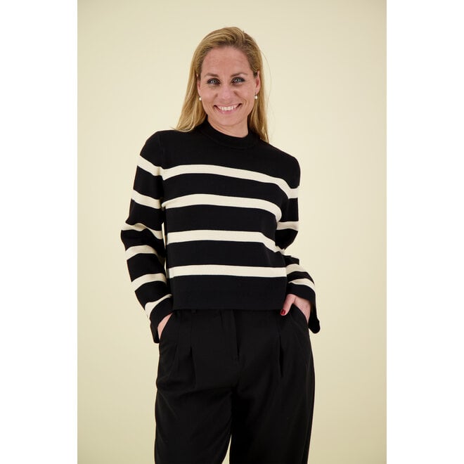 MSCH Copenhagen - Ginnette East Pullover - Black/Oatmeal