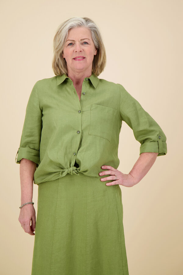 Xandres - Hulja Blouse - Green Moss