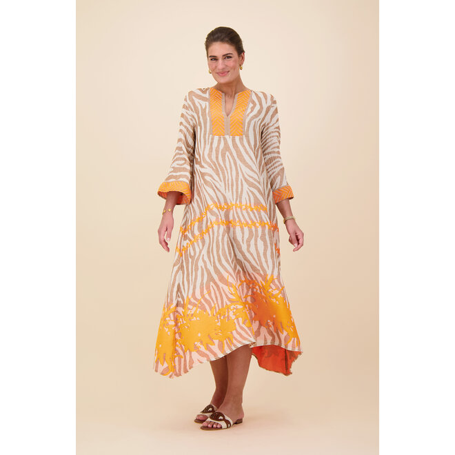 Nema - Maxi Dress - Orange Camel