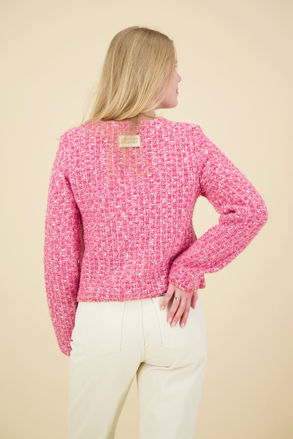 Fabienne Chapot - Josh Tweed Cardigan - Pink Candy