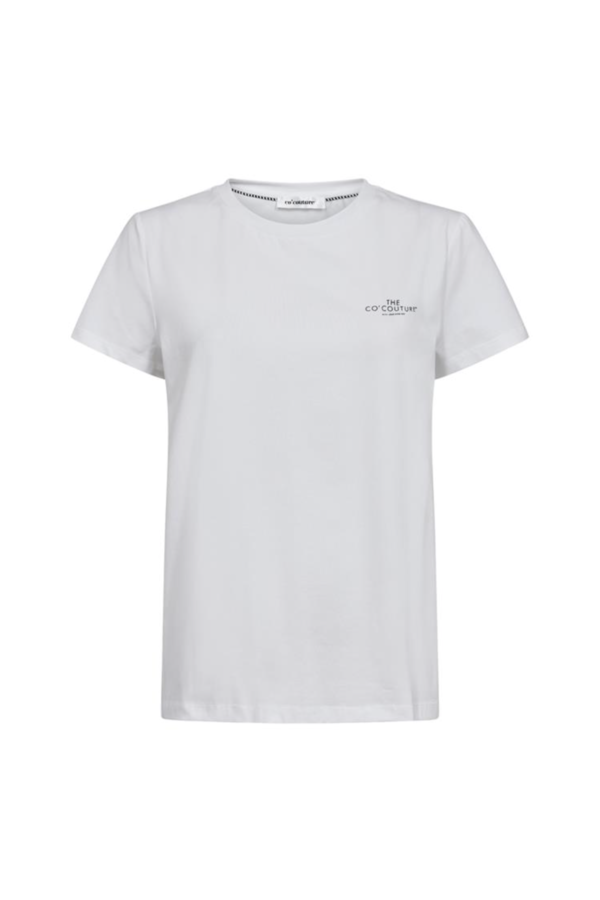 Co'Couture - Petite CC Logo Tee - White