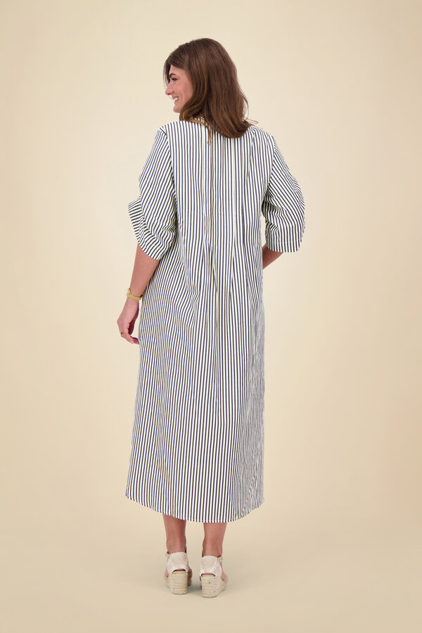 Gossia - Alexa Jo Shirt Dress - Creme Back Stripes