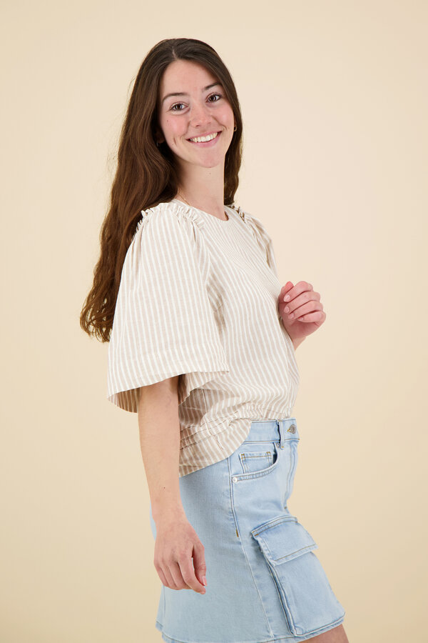 Selected Femme - Fhillie Blouse - Snow White Humus