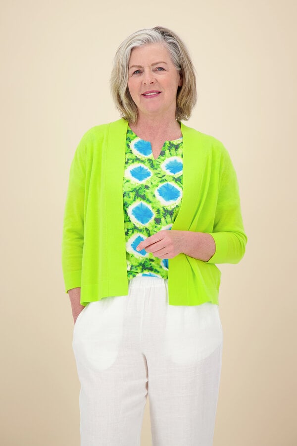 Kyra - Aaf Cardigan - Cyber Lime