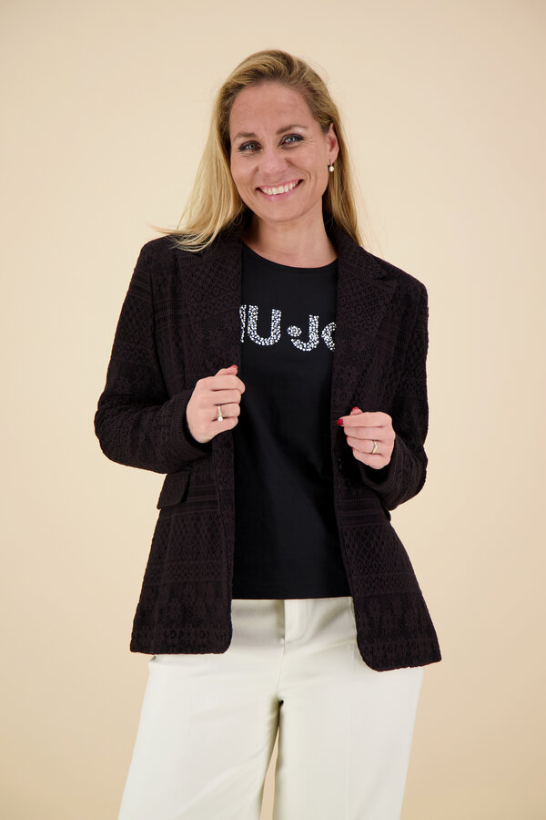 Liu Jo - Broderie Blazer - Nero