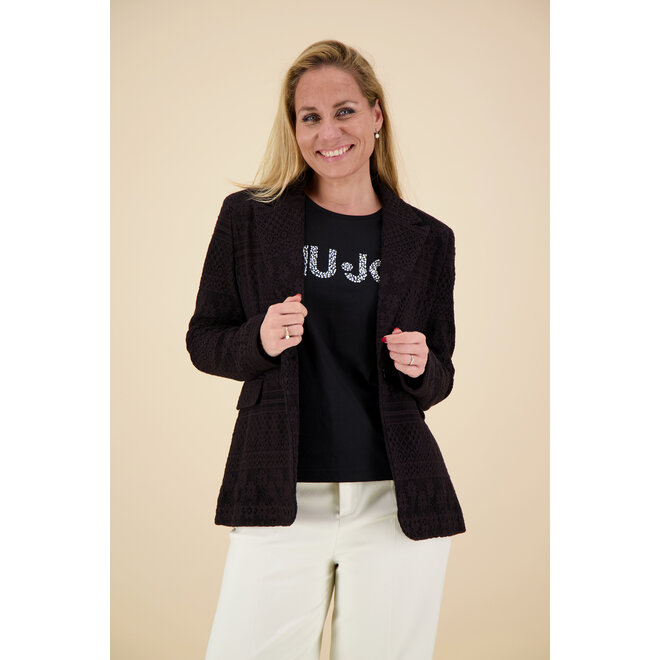 Liu Jo - Broderie Blazer - Nero