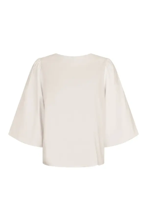 Neo Noir- Lorraine Poplin Blouse - Ivory