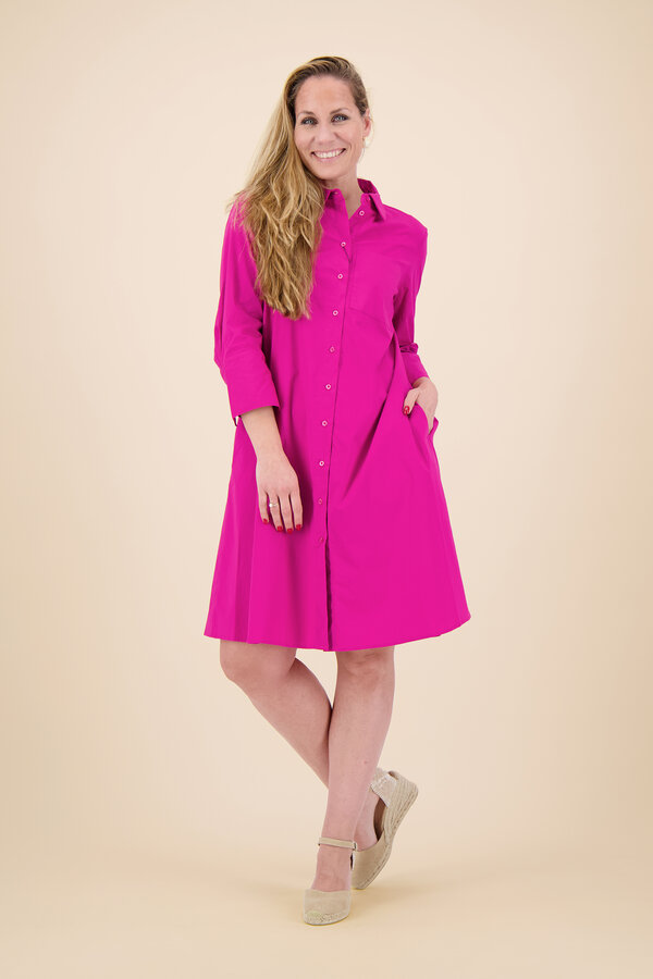 Oui - Blouse Dress - Pink