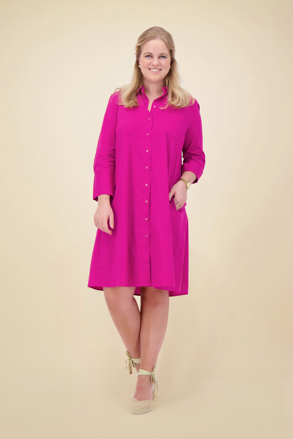 Oui - Blouse Dress - Pink