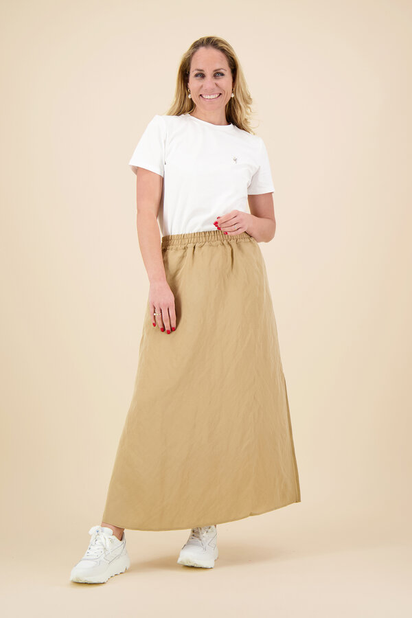 Anna - Maxi Rok - Sand