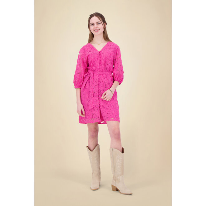 Freebird - Leora Mini Flower Dress - Pink