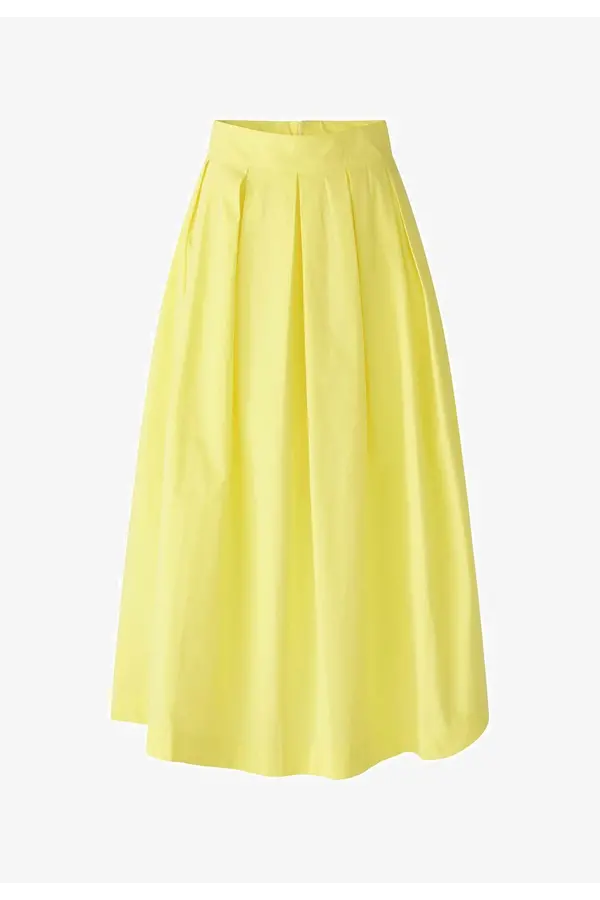 Oui - Midi Skirt - Yellow
