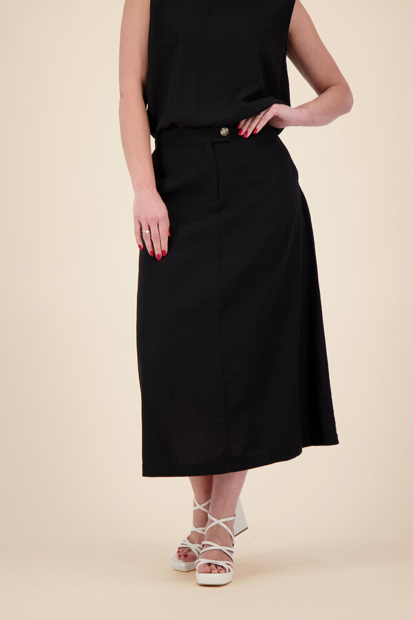 Levete Room - Naja Linen Skirt - Black