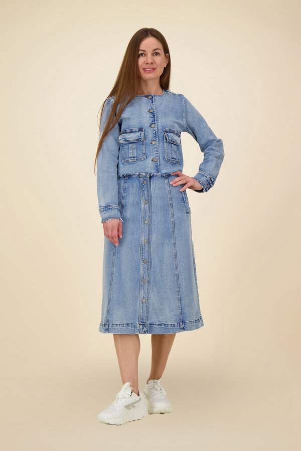 Dango Short Jacket - Light Blue Retro Wash