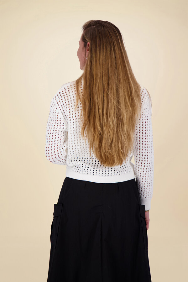Laurana Chrochet Cardigan - Off White