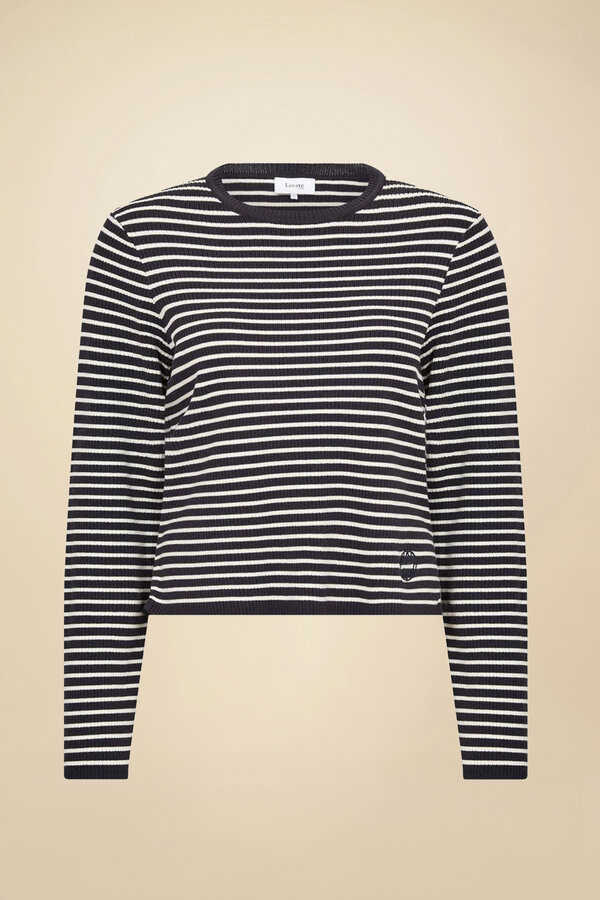 Kirsten Stripe Top - Black/White