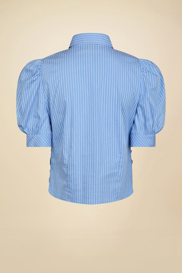 Frannie Stripe Shirt - Light Blue
