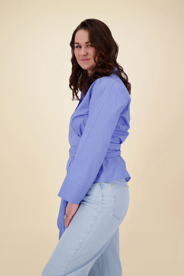Aviana Wrap Top - Blue