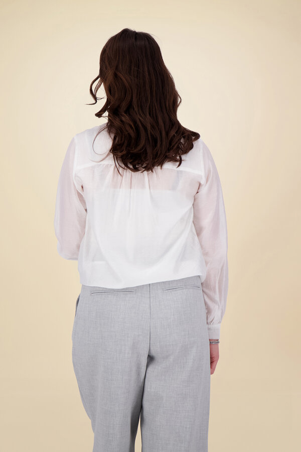 Denny Romina Shirt - Egret