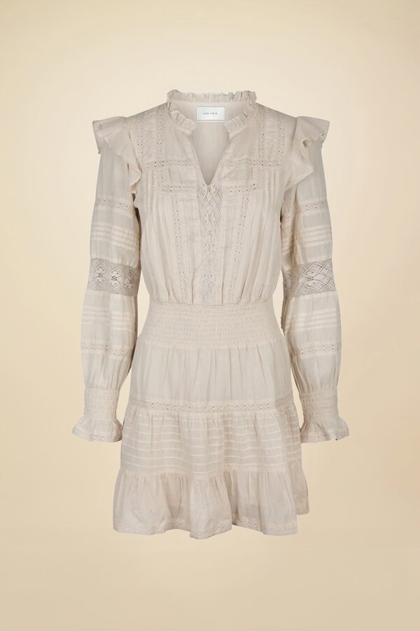 Aran S Voile Dress - Ivory
