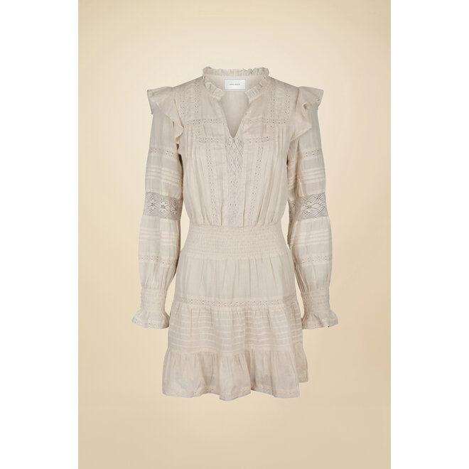 Aran S Voile Dress - Ivory
