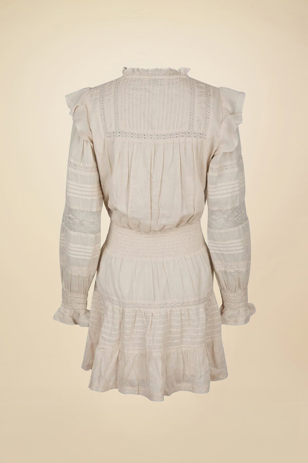 Aran S Voile Dress - Ivory