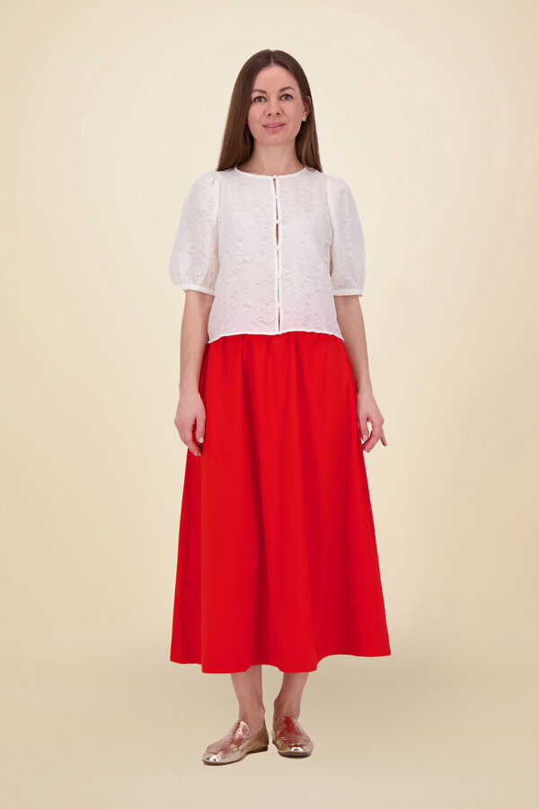 Cassie Skirt - Flame Scarlet