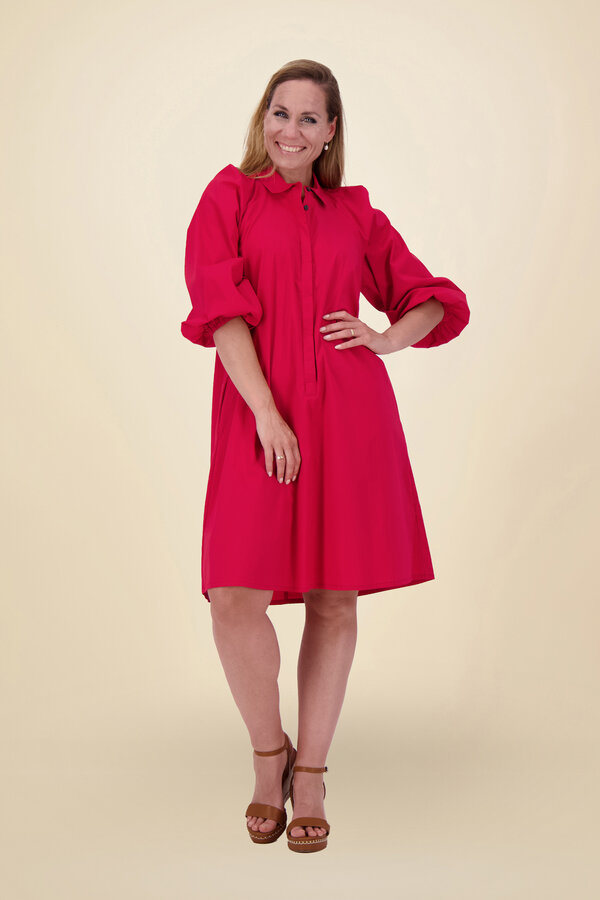 Carlen Dress Short - Red