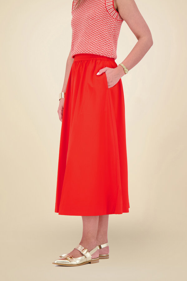 Cassie Skirt - Flame Scarlet