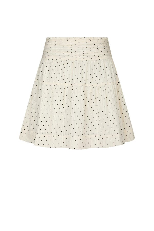 Tarrow Dot Skirt - Creme